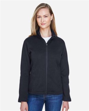 DG793W - Women's Bristol Full-Zip Sweater Fleece Jacket - Devon & Jones