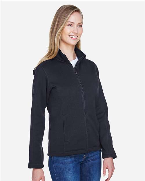 DG793W - Women's Bristol Full-Zip Sweater Fleece Jacket - Devon & Jones - Image 2