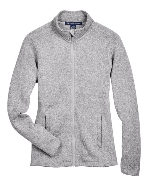 DG793W - Women's Bristol Full-Zip Sweater Fleece Jacket - Devon & Jones - Image 9