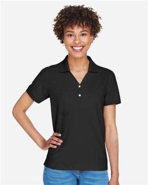 D100W - Women's Pima Piqué Polo - Devon & Jones