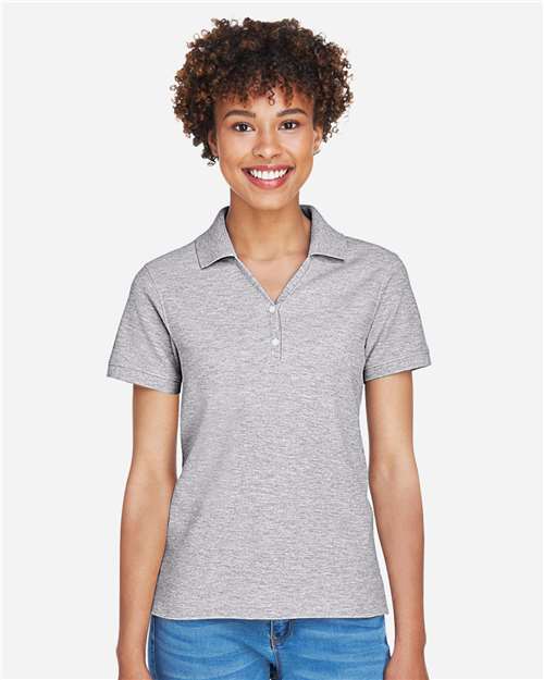D100W - Women's Pima Piqué Polo - Devon & Jones - Image 16