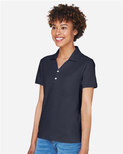 D100W - Women's Pima Piqué Polo - Devon & Jones - Image 22