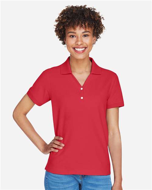 D100W - Women's Pima Piqué Polo - Devon & Jones - Image 26