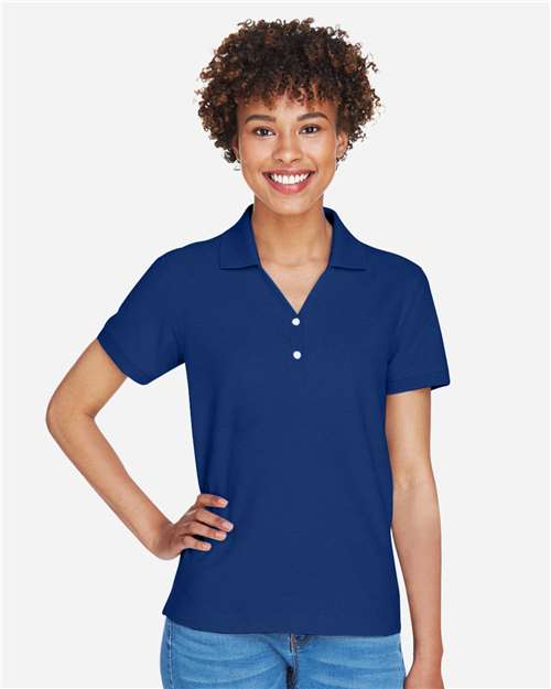 D100W - Women's Pima Piqué Polo - Devon & Jones - Image 31