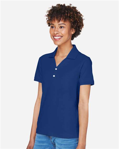 D100W - Women's Pima Piqué Polo - Devon & Jones - Image 32