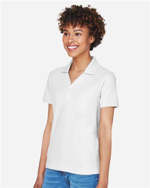 D100W - Women's Pima Piqué Polo - Devon & Jones - Image 37