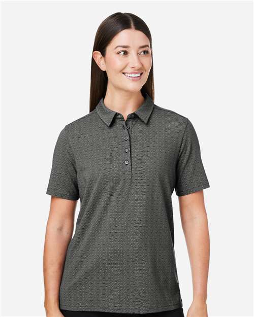 DG101W - Women's Crownlux Performance® Geo Polo - Devon & Jones - Image 13
