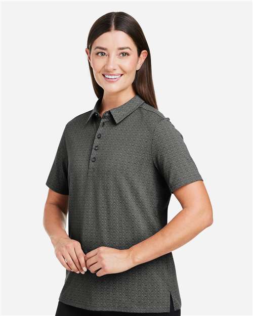 DG101W - Women's Crownlux Performance® Geo Polo - Devon & Jones - Image 14