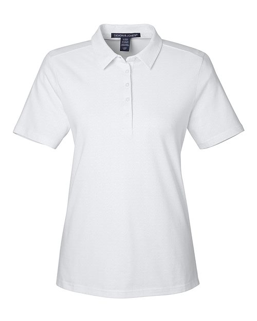 DG101W - Women's Crownlux Performance® Geo Polo - Devon & Jones - Image 28