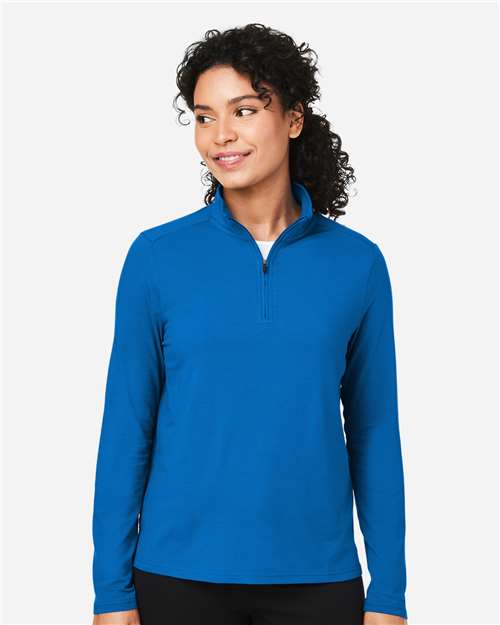 DG425W - Women's Raleigh Stretch Quarter-Zip Pullover - Devon & Jones - Image 7