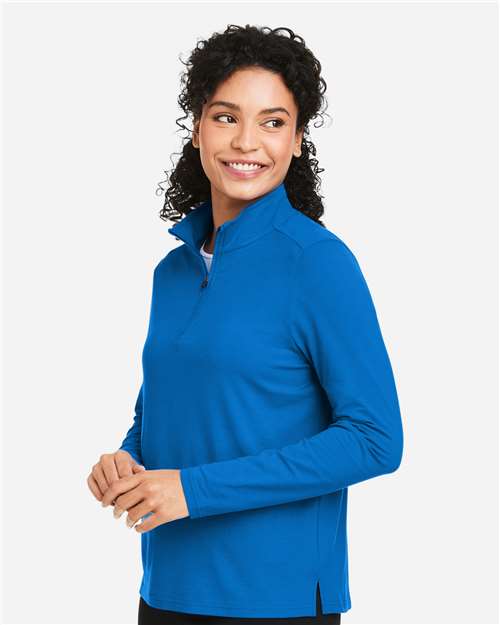 DG425W - Women's Raleigh Stretch Quarter-Zip Pullover - Devon & Jones - Image 8