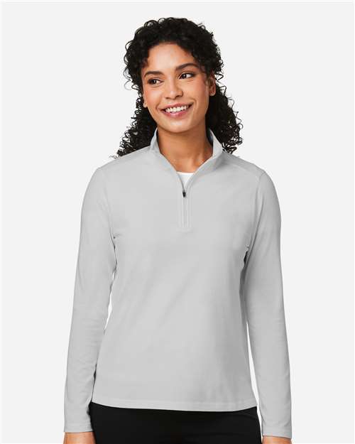 DG425W - Women's Raleigh Stretch Quarter-Zip Pullover - Devon & Jones - Image 13