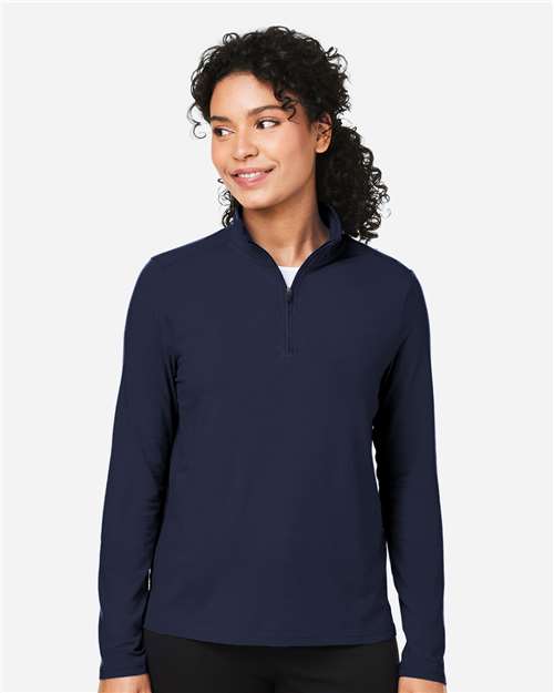 DG425W - Women's Raleigh Stretch Quarter-Zip Pullover - Devon & Jones - Image 19