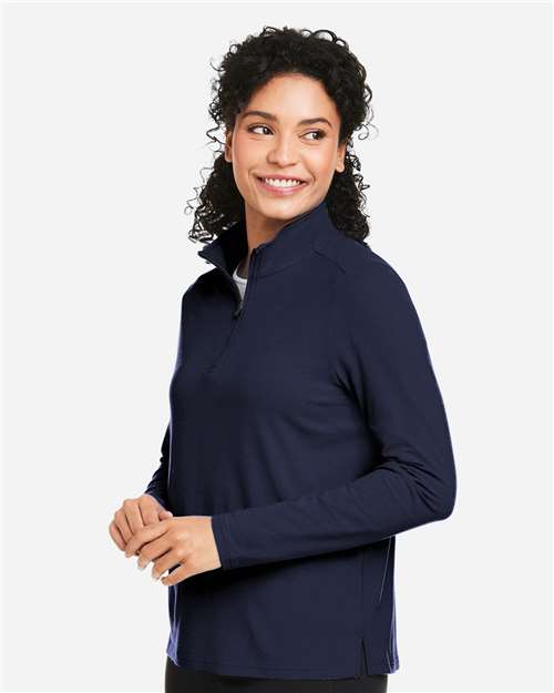 DG425W - Women's Raleigh Stretch Quarter-Zip Pullover - Devon & Jones - Image 20