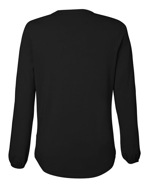 DP122W - Women's Raleigh Half-Placket Knit Top - Devon & Jones - Image 5