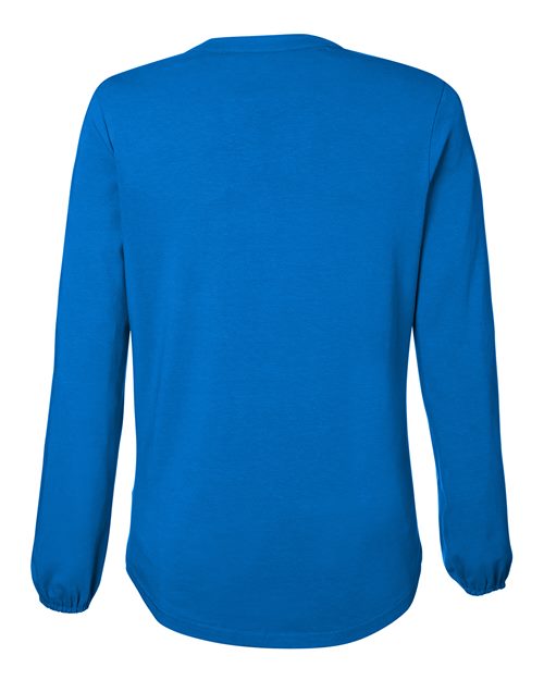 DP122W - Women's Raleigh Half-Placket Knit Top - Devon & Jones - Image 11