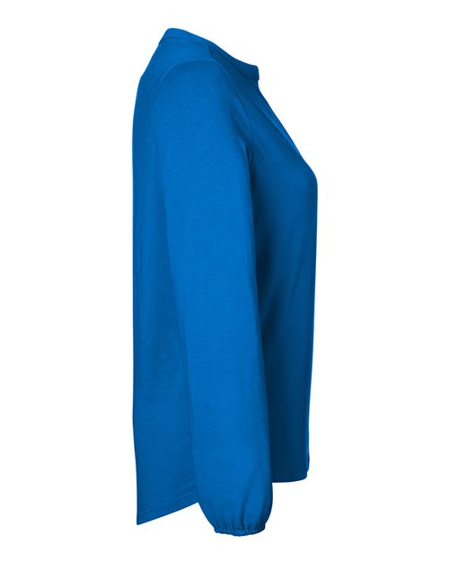 DP122W - Women's Raleigh Half-Placket Knit Top - Devon & Jones - Image 12