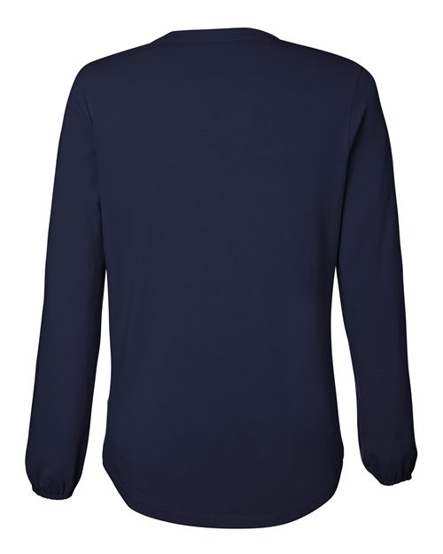 DP122W - Women's Raleigh Half-Placket Knit Top - Devon & Jones - Image 23