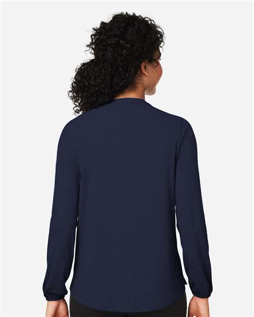 DP122W - Women's Raleigh Half-Placket Knit Top - Devon & Jones - Image 21