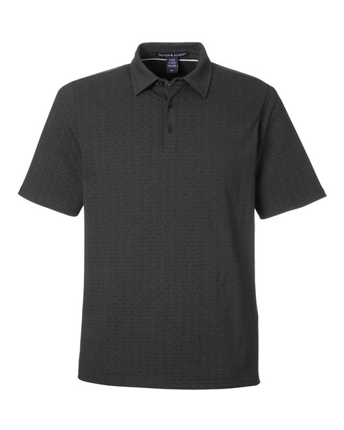 DG101 - Men's Crownlux Performance® Geo Polo - Devon & Jones - Image 4