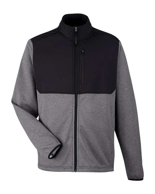 CE74 - Men's Venture Heathered Stripe Hybrid Jacket - CORE365 - Image 4