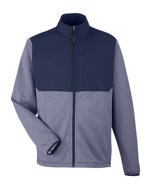 CE74 - Men's Venture Heathered Stripe Hybrid Jacket - CORE365 - Image 10