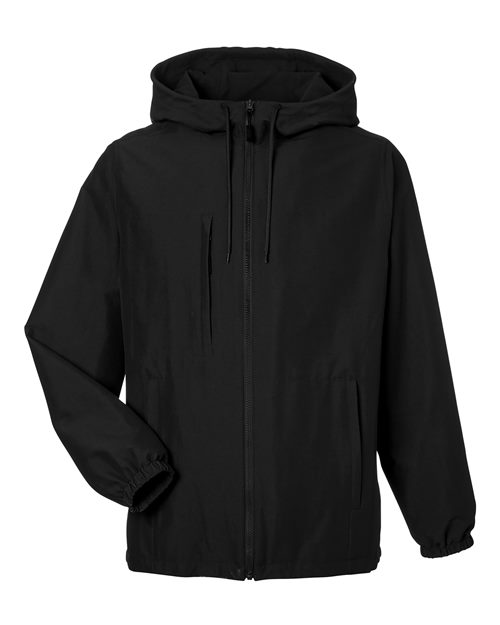 M73 - Unisex Flex Twill Hooded Jacket - Harriton - Image 4