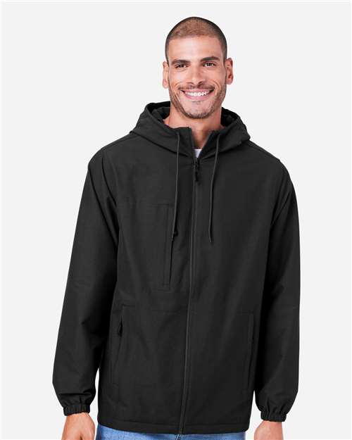 M73 - Unisex Flex Twill Hooded Jacket - Harriton