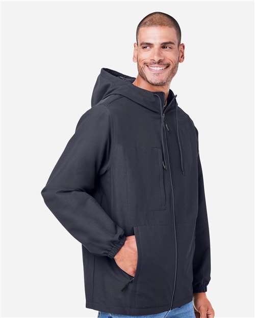 M73 - Unisex Flex Twill Hooded Jacket - Harriton - Image 8
