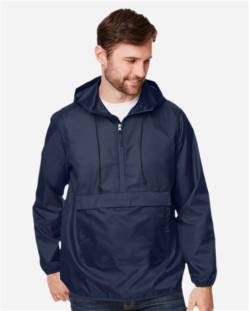 TT77 - Unisex Zone Protect Packable Anorak Jacket - Team 365 - Image 7