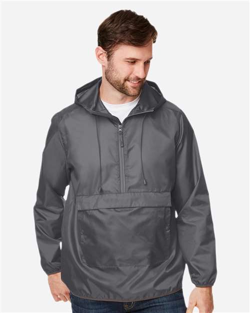 TT77 - Unisex Zone Protect Packable Anorak Jacket - Team 365 - Image 13