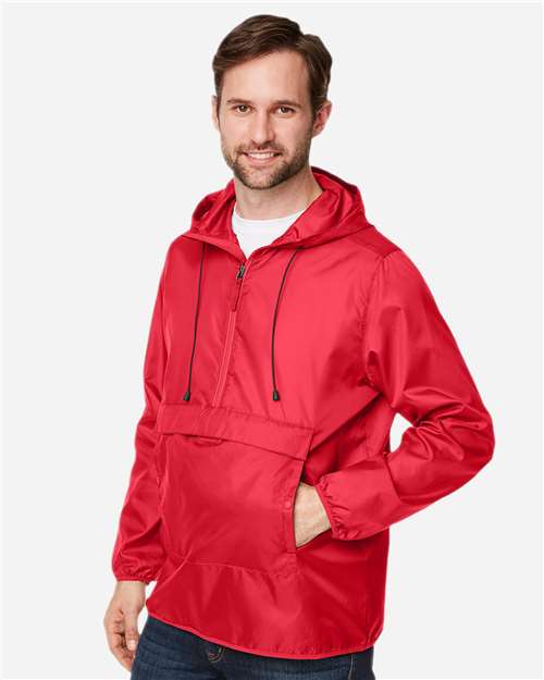 TT77 - Unisex Zone Protect Packable Anorak Jacket - Team 365 - Image 20