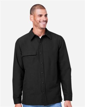 M72 - Unisex Flex Twill Overshirt Jacket - Harriton