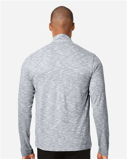 NE415 - Men's Eclipse Jacquard Quarter-Zip Pullover - North End - Image 3