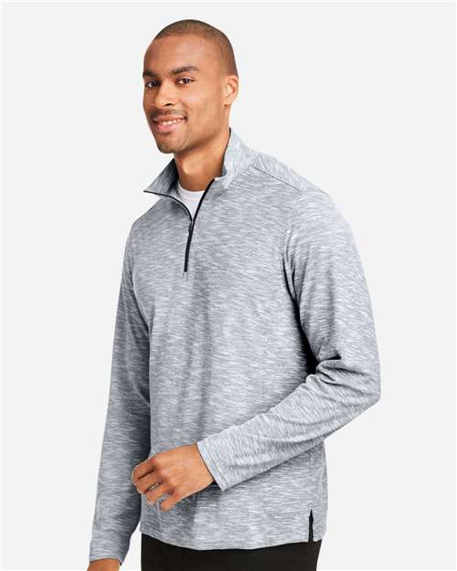 NE415 - Men's Eclipse Jacquard Quarter-Zip Pullover - North End - Image 2