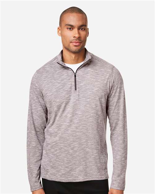 NE415 - Men's Eclipse Jacquard Quarter-Zip Pullover - North End - Image 7