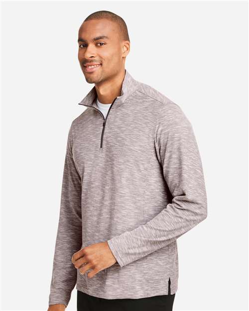 NE415 - Men's Eclipse Jacquard Quarter-Zip Pullover - North End - Image 8