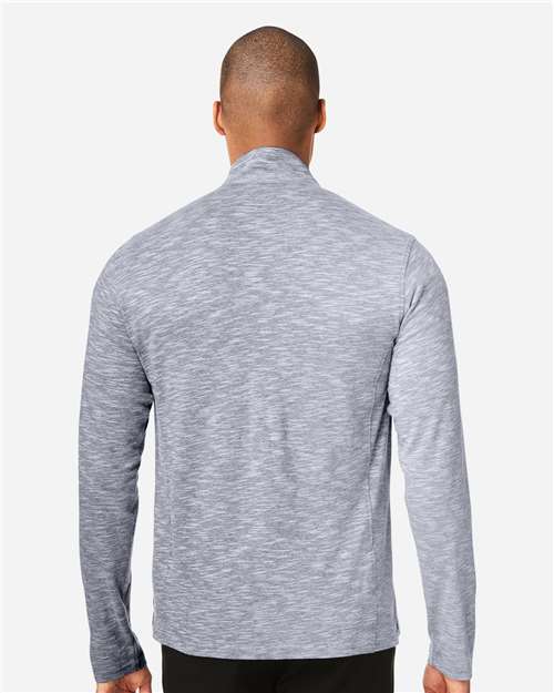 NE415 - Men's Eclipse Jacquard Quarter-Zip Pullover - North End - Image 15