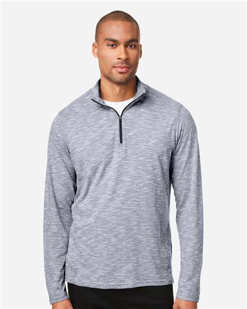 NE415 - Men's Eclipse Jacquard Quarter-Zip Pullover - North End - Image 13