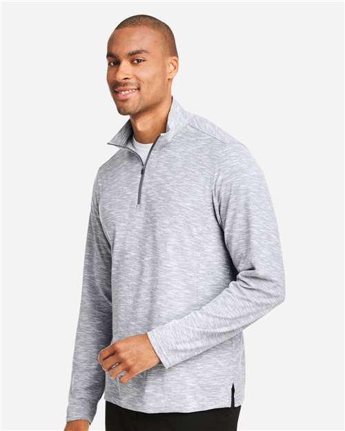 NE415 - Men's Eclipse Jacquard Quarter-Zip Pullover - North End - Image 20