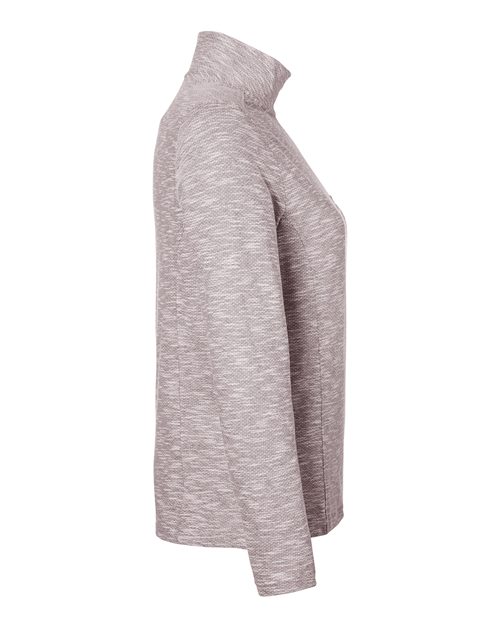 NE415W - Women's Eclipse Jacquard Quarter-Zip Pullover - North End - Image 12