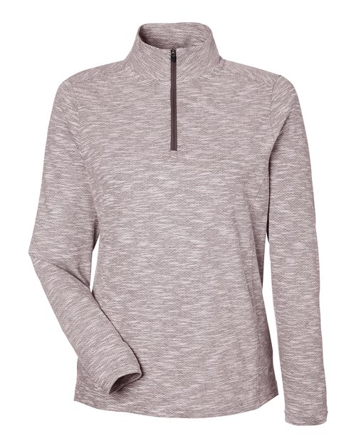 NE415W - Women's Eclipse Jacquard Quarter-Zip Pullover - North End - Image 10
