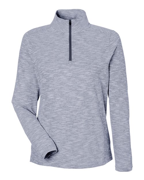NE415W - Women's Eclipse Jacquard Quarter-Zip Pullover - North End - Image 16
