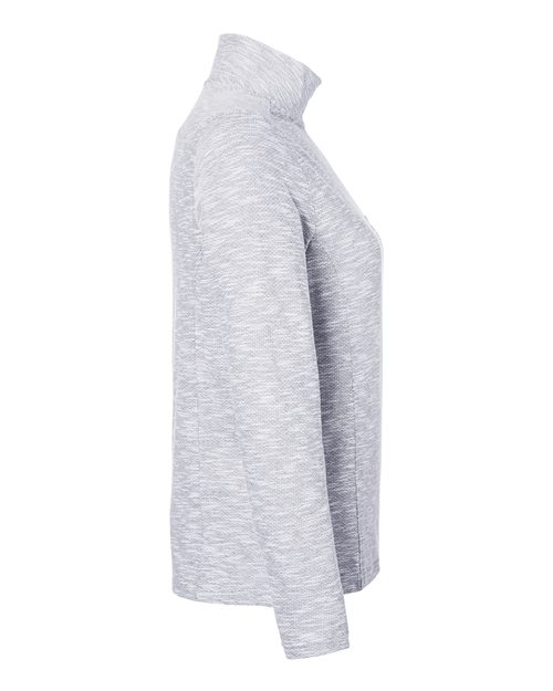 NE415W - Women's Eclipse Jacquard Quarter-Zip Pullover - North End - Image 24