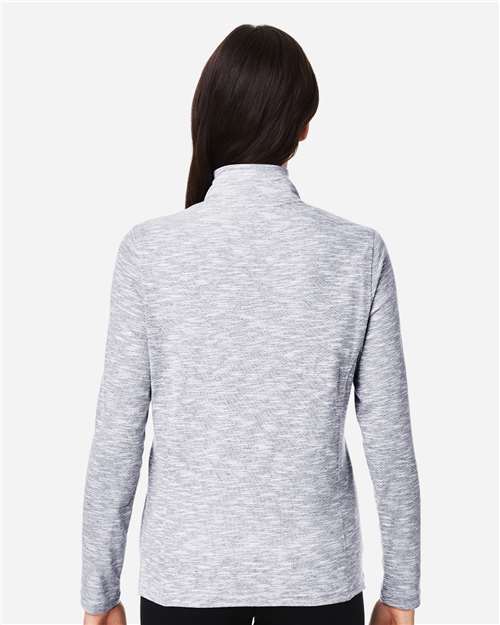 NE415W - Women's Eclipse Jacquard Quarter-Zip Pullover - North End - Image 21