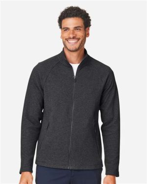 NE727 - Men's Spirit Textured Full-Zip - North End
