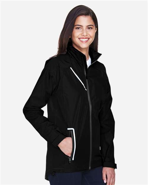 TT86W - Women's Dominator Waterproof Jacket - Team 365 - Image 2