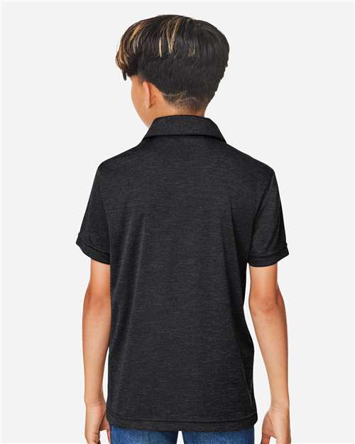 TT51HY - Youth Zone Sonic Heather Performance Polo - Team 365 - Image 9