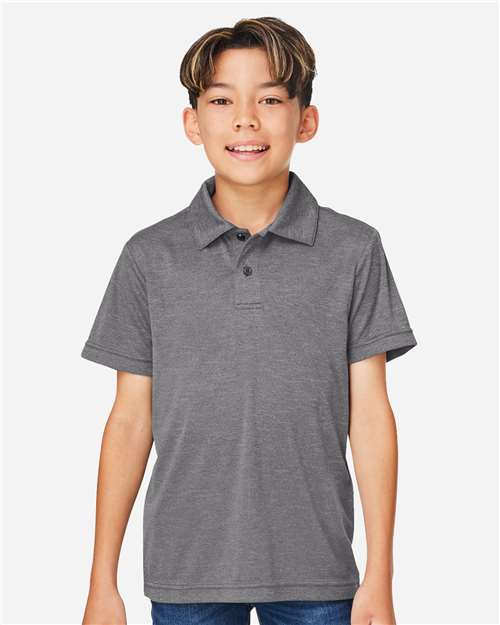 TT51HY - Youth Zone Sonic Heather Performance Polo - Team 365 - Image 13