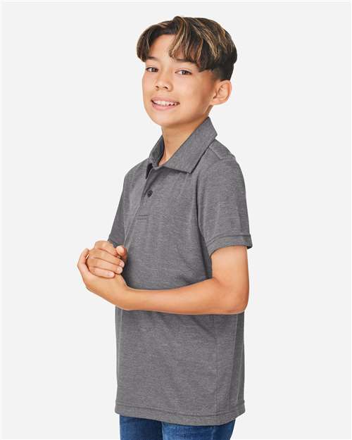 TT51HY - Youth Zone Sonic Heather Performance Polo - Team 365 - Image 14